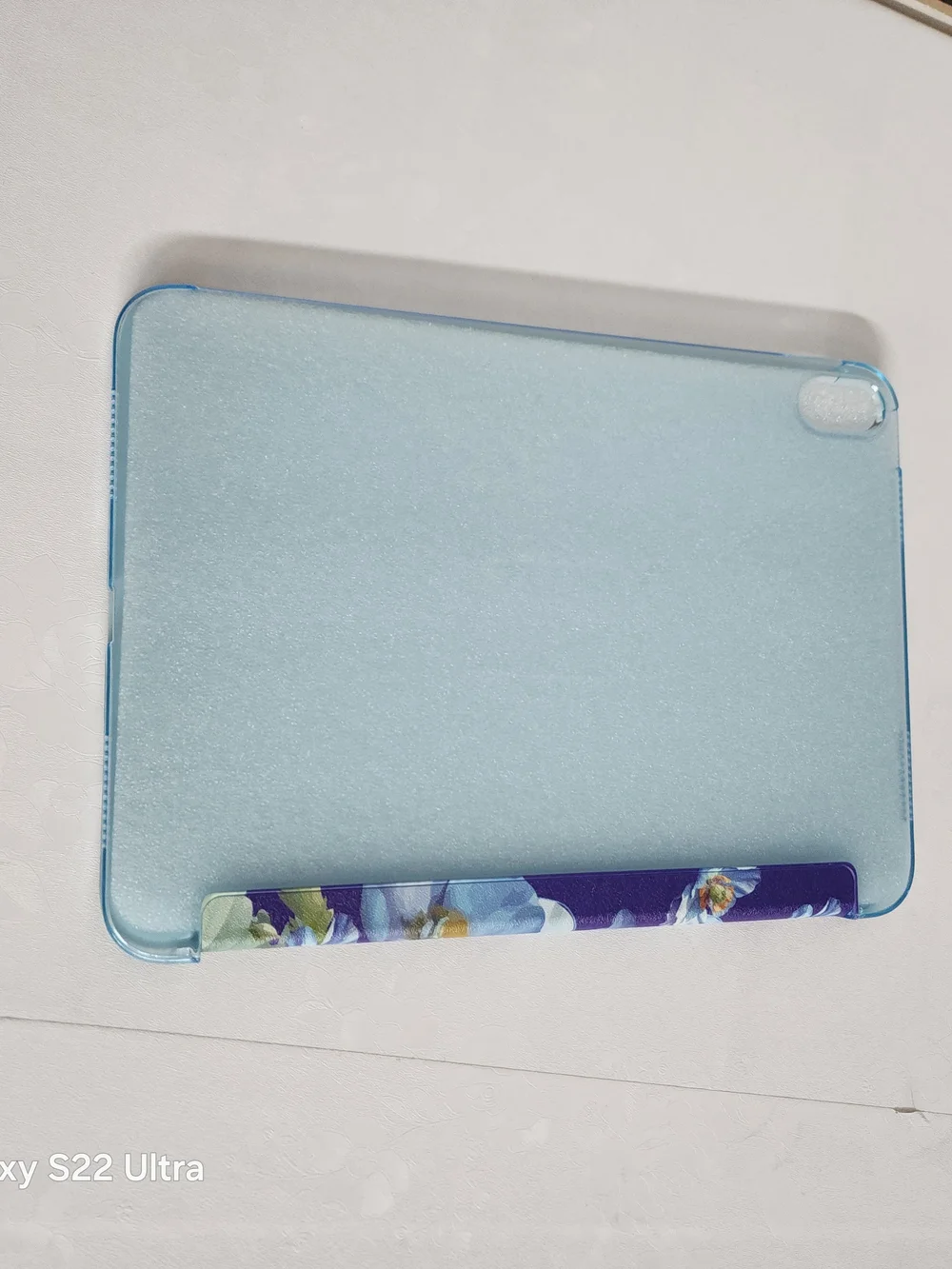 Floral Blue Purple Women's Phone  Tablet Wallet Case